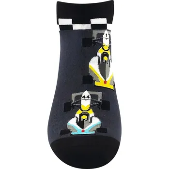 LONKA Ponožky barevné DEWOW s obrázky FORMULE (3 páry) 39-42 125457