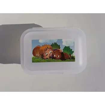 Svačinový box TVAR Dětský svačinový box malý - Kluk a pes