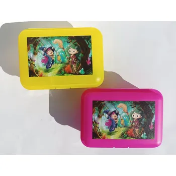 Svačinový box TVAR Dětský svačinový box dělený - Čarodějky