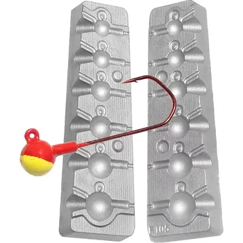 FORMA NA JIGOVÉ HLAVY KULIČKA 10-16G (Forma na Olovo F-105)