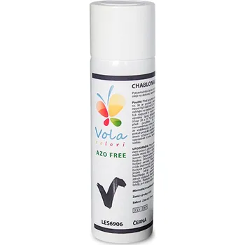 Barva ve spreji Chablonage sprej sametový efekt AF, černá 250 ml/sprej (194g)