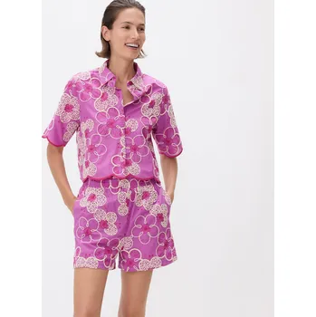 Dámské kraťasy Reserved - Šortky s vyšívaným vzorem - vícebarevná - 301FT-MLC - 301FT-MLC-XS