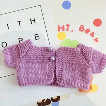 Doplněk pro panenku Stylové oblečení pro panenky LABUBU (17 nebo 38 cm) Barva: fialový svetřík (38 cm)