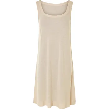 Dámské šaty esmara® Dámské šaty s podílem lnu (béžová, XS(32/34))