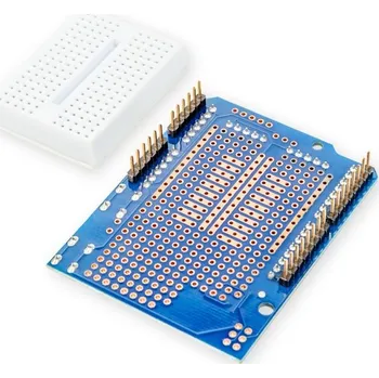 Elektronická stavebnice Arduino UNO prototype Shield + mini BreadBoard