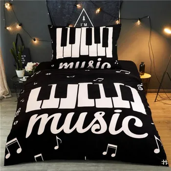 Povlečení Povlečení z mikrovlákna 140x200, 70x90 cm - Piano