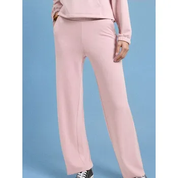 Sinsay - Tepláky s širokými nohavicemi soft touch - pastelová růžová - 791EX-03X - 791EX-03X-M