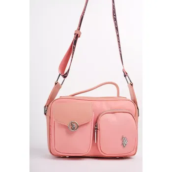 US POLO limestone crossbody dámská kabelka růžová