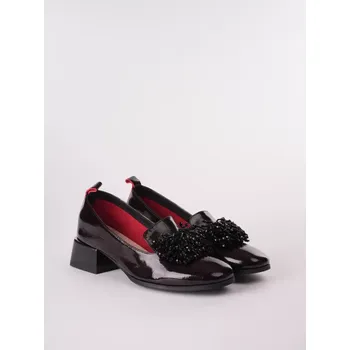 Dámské mokasíny EPICA mokasíny bordo se zdobením