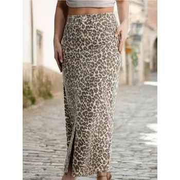 Dámská sukně Sinsay - Džínová midi sukně - vícebarevná - 682DB-MLC - 682DB-MLC-34