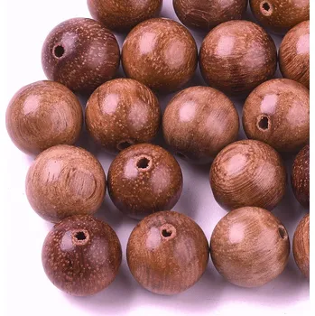 Dětské navlékací korálky Korálky ze dřeva 6 mm - návlek ( 58 - 60 korálků)