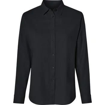 Dámská halenka esmara® Dámská lněná blůza (černá, 34)