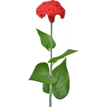 umělá květina Celosia 64 cm červená