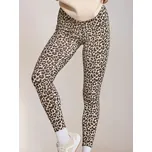 Sinsay - Legíny s leopardím potiskem - vícebarevná - 9644Z-MLC - 9644Z-MLC-XXS