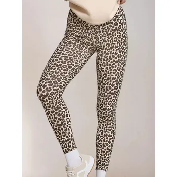 Dámské legíny Sinsay - Legíny s&nbsp;leopardím potiskem - vícebarevná - 9644Z-MLC - 9644Z-MLC-XXS