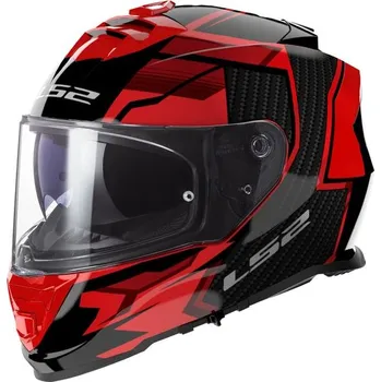 LS2 Storm II Tracker FF800 černá/červená