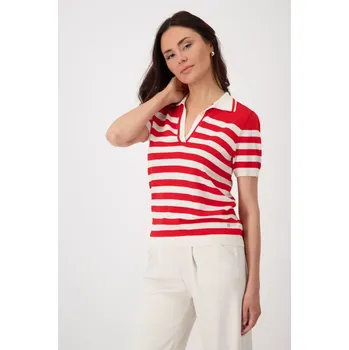 Dámský svetr MONARI SARDINIEN dámský svetr polo béžovočervený