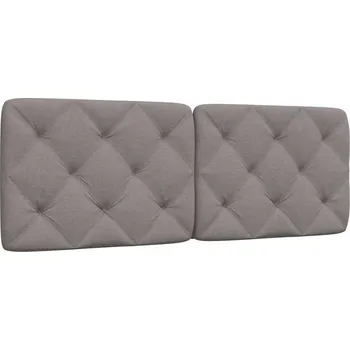 Polštář vidaXL Polštář na čelo postele 140 cm textil [4019220] Barva: taupe