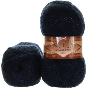 Galanterie Alize Angora Gold Simli 58 tmavě modrá
