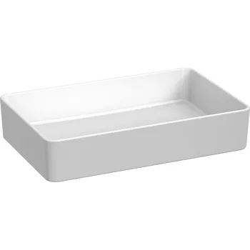 Umyvadlo Jika CUBITO PURE umyvadlová mísa obdélníková 60x38 cm bílá H8184270001121