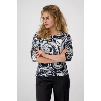 Dámské tričko MONARI let´s celebrate dámské triko černošedé