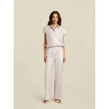 Dámská halenka BEAUMONT dámské kalhoty zlatostříbrné