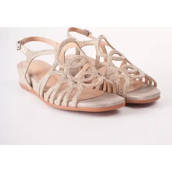 Dámské sandále ALMA EN PENA dámské sandály štrasové béžové