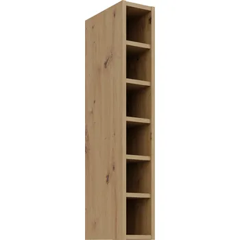 Kuchyňská skříňka LEMPERT Horní otevřená skříňka Solea 54 (15 cm / 90 cm) - dub artisan