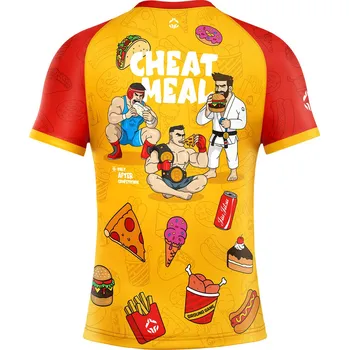 Rashguard Rashguard Ground Game - CHEAT MEAL - krátké rukávy Velikost: S