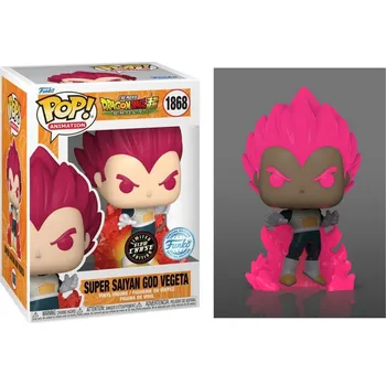 Figurka Funko POP! 1868 Animation: Dragon Ball Super - Super Saiyan God Vegeta Special Limited Glow Chase Edition + OCHRANNÝ OBAL