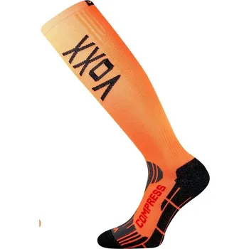 Dámské ponožky Kompresní podkolenky VOXX Flex Neon Orange Oranžová 35-38