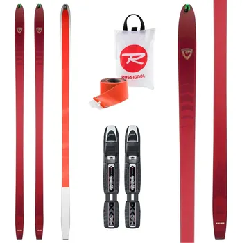Běžky Backcountry set ROSSIGNOL BC 80 Positrack se stoupacími pásy a vázáním BC NNN Červená 186 cm 70 - 80 kg
