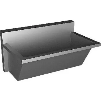 Nerezový dřez Sanela Nerezová umyvadla - Lékařský mycí žlab, délka 1500 mm, ocel AISI 316L, matný nerez SLUN 55L