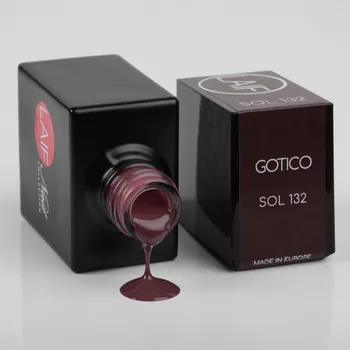 Umělé nehty Laif Gel lak hnědý SOL - 132 Gotico 10 ml