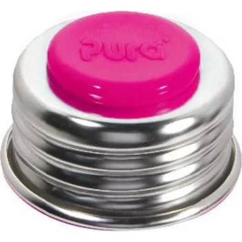 dětské pítko Pura Nerezová objímka + těsíncí disk Pink