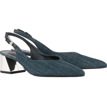 Dámské lodičky HOGL dámské lodičky modré s prázdnou patou