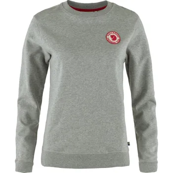 Dámská mikina mikina dámská FJÄLLRÄVEN 1960 Logo Badge Sweater W, Grey-Melange - XS