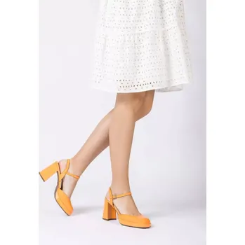 Dámské lodičky WONDERS dámské lodičky oranžové