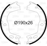 VALEO Sada brzdových čelistí parkovací brzdy VA 564166