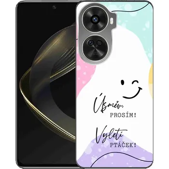 Pouzdro na mobilní telefon Gelový kryt mmCase na Huawei Nova 12 SE - vtipný text 4 bílé pozadí