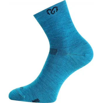 Pánské ponožky Lasting trekingové tenké ponožky Merino WAB-580 modrá 25/26 S
