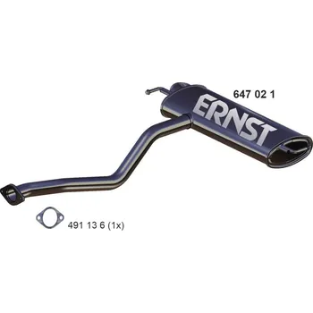 Tlumič výfuku Zadní tlumič výfuku ERNST 647021