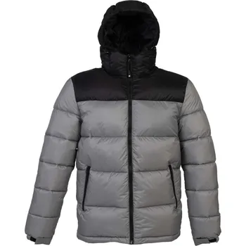 James Ross Bunda Siberia pánská černá/světle šedá XL