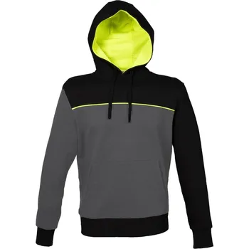 Pánská mikina James Ross Svetr Stamford šedá/černá XXL