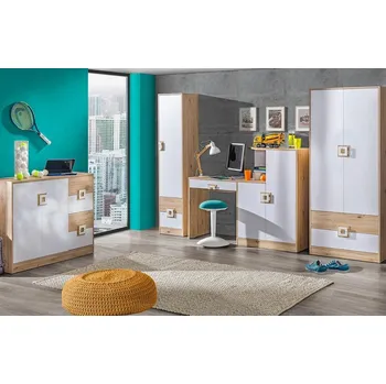 Dětský pokoj Domel Dětský pokoj Nico 3 Úchyty Nico: Dub jasný