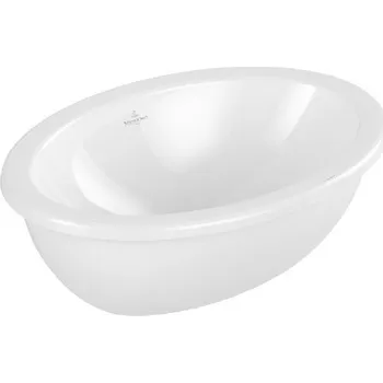 Umyvadlo Villeroy & Boch Loop&Friends - Umyvadlo vestavné, 43x28 cm, s přepadem, alpská bílá 4A530001