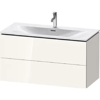 Koupelnový nábytek Duravit L-Cube - Umyvadlová skříňka 55x102x48 cm, 2 zásuvky, lesklá bílá LC630802222