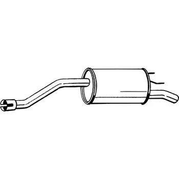 Tlumič výfuku Zadní tlumič výfuku BOSAL 185-359