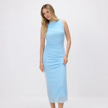 Dámské šaty Reserved - Maxi šaty s drapováním - hyacintová - 233FH-54X - 233FH-54X-M