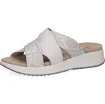 CAPRICE hadina dámské pantofle bílé